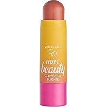 SHC4200 Miss Beauty Glow Stick Blusher No: 01 Peach Flash - Şeftali Tonlu Stik Allık