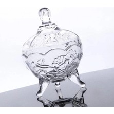 Kosova Ayaklı Cam Kapaklı Şekerlik