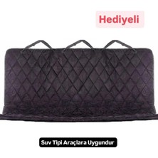 Markaflex Araba Içi Arka Koltuk Köpek Örtüsü (Kapitone Kumaş) (Sıvı Geçirmez)