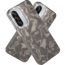 Nezih Case Samsung Galaxy A17 Uyumlu Airbagli Parlak Taşlı Şık Tasarımlı Kapak Kılıf