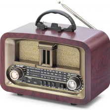 Marsilyan Bluetooth Nostaljik Hoparlör Fm 24.8 x 11.7 x 18.5 cm NS6650BT