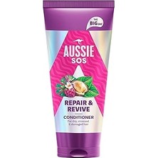 SHC4200 Aussie Sos Repair &amp; Revive Kuru, Yıpranmış ve Hasar Görmüş Saçlar Için Saç Kremi 350ML