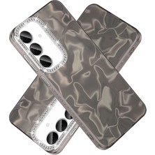 Nezih Case Samsung Galaxy S25 Fe Uyumlu Airbagli Parlak Taşlı Şık Tasarımlı Kapak Kılıf