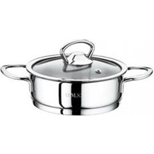 Oms Oms M16X5 Mini Kısa Çelik Tencere 16X5 cm