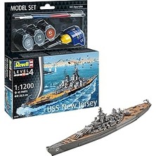 SHC4200 Model Set Battleship Uss New Jersey-Revell Model Kit With Accessories