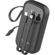 Genax iPhone 14 Pro / Samsung A53 / Redmi Note 13 Pro Uyumlu 13.000 Mah Hızlı Şarj Powerbank