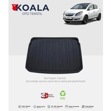 Rizline Opel Corsa E 2014-2019 Üst Kademe Uyumlu 3D Bagaj Havuzu
