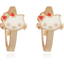 Berk Mücevherat 14 Ayar Altın Hello Kitty Figürlü Çocuk Küpe