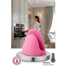 Marsilyan Valeria Serisi - Isıya Dayanıklı Lüks Silikon Parmak Ucu Tutacağı Fırın Eldiveni