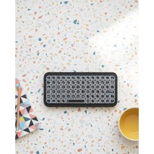 Kompakt Siyah Rgb Işıklı Bluetooth Mini Klavye - Lisinya