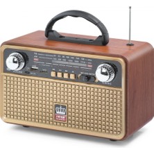 Marsilyan Bluetooth Nostaljik Hoparlör Fm 22.5 x 11.4 x 15.5 cm NS8096BT