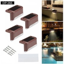 Güneş Enerjili Köşe Lambası 4lü ( Lisinya )