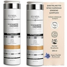 SHC4200 Saw Palmetto &amp; Siyah Sarımsak &amp; Panax Ginseng Şampuanı 2 Adet | Copper Peptidli Saç Dökülme