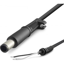 Marsilyan Laptop Adaptör Dc Jack Kablosu 200W 7.4 x 5.0 mm Uyumlu 1.2 M - Siyah HDX5576