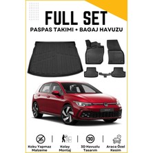 Rizline Volkswagen Golf 8 2020+ Üst Bagaj Uyumlu 3D Bagaj Havuzu