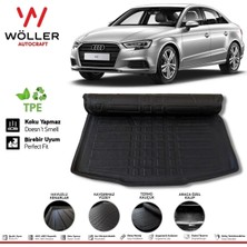 Rizline Audi A3 2013-2020 Uyumlu 3D Bagaj Havuzu Sedan