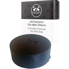 SHC4200 Raqun Doğal Aktif Karbonlu Çay Ağacı Sabunu (110 Gr)