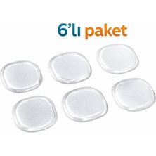 6’lı Silikon Ayak Koruyucu Ayakkabı Topuk Vurma ve Nasır Koruyucu Silikon Ped