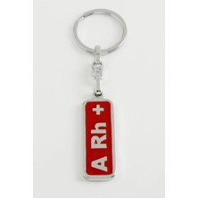 MidasTech A Rh Pozitif Kan Grubu Metal Anahtarlık Nemere