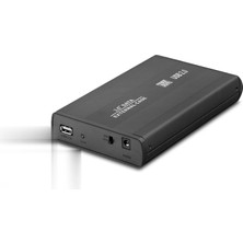 Marsilyan HDD Kutu Usb2.0 Metal Sata 3.5" Siyah HDX1753