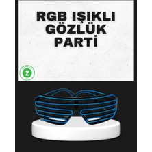 Parti ve Organizasyonlara Özel LED Işıklı Gözlük - Lisinya
