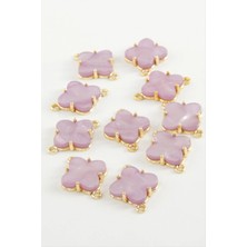 MidasTech Çiçek Tek Kulp Polyester Bileklik ve Kolye Ucu Aparatı 1 Adet Nemere