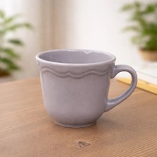 Giftmoda Dalga Kenarlı Seramik Kupa