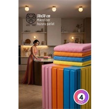 Marsilyan 4'lü Lüks Mikrofiber Bez Seti: Iz Bırakmayan Ultra Emici