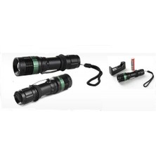 Power Style 500 Lumen 600 Metre Işık Uzantılı Zoomlu Şarjlı El Feneri 6109 ( Lisinya )