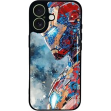 iPhone 17 Uyumlu Iron Man ( Demir Adam ) Tasarımlı Glossy Premium Kılıf