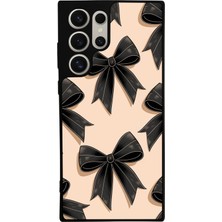 Samsung Galaxy S22 Ultra Uyumlu Kurdele Tasarımlı Glossy Premium Kılıf