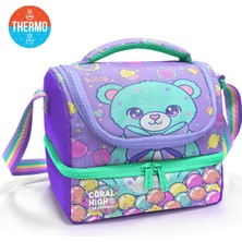 Coral High Kids Milka Şeker Ayıcık Desenli Thermo Iki Katlı Beslenme Çantası 37202