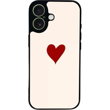 iPhone 17 Uyumlu Kalp Love Tasarımlı Glossy Premium Kılıf
