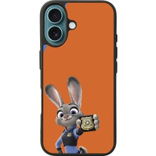 iPhone 16 Uyumlu Zootropolis Tasarımlı Glossy Premium Kılıf