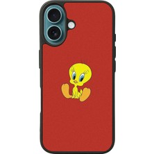 iPhone 16 Uyumlu Tweety Tasarımlı Glossy Premium Kılıf