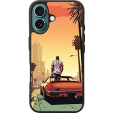 iPhone 16 Uyumlu Gta Tasarımlı Glossy Premium Kılıf