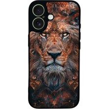 iPhone 17 Uyumlu Aslan Tasarımlı Glossy Premium Kılıf