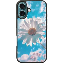 iPhone 16 Plus Uyumlu Cicek Tasarımlı Glossy Premium Kılıf