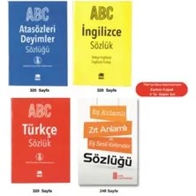 Ema Yayınları Tdk Uyumlu Türkçe Ingilizce Atasözleri Deyimler ve Eş Anlamlı Zıt Anlamlı Ekonomik Sözlük Seti