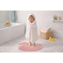 Saymine Kuzu Peluş Ördek Desenli Ince Banyo Paspası - Süet Taban Yumuşak Dokulu Tüy