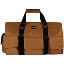 Mugo Multi-Pocket Spor Çantası Kahverengi Tekstil Materyal ile Şık ve Ergonomik Tasarım