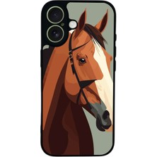 iPhone 17 Uyumlu At Horse Tasarımlı Glossy Premium Kılıf