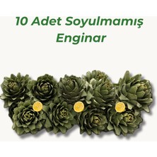 Tek Lezzet 10 Adet Soyulmamış Büyük Dolmalık Enginar Urla