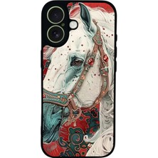 iPhone 17 Uyumlu At Horse Tasarımlı Glossy Premium Kılıf