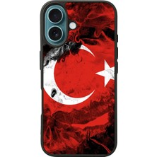 iPhone 16 Uyumlu Türk Bayragi Tasarımlı Glossy Premium Kılıf
