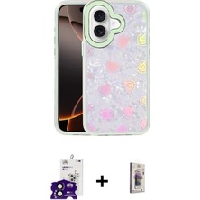 iPhone 16 Odak Prime - Siyah Bilvis 3D Cam Ekran Koruyucu + Siyah Bilvis Titan Kamera Lens