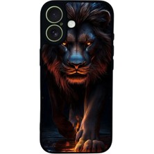 iPhone 17 Uyumlu Aslan Tasarımlı Glossy Premium Kılıf