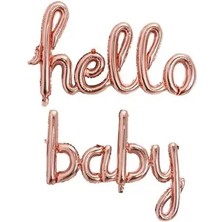 Bkmc Hello Baby Bebek Folyo Balonu Baby Shower Seti