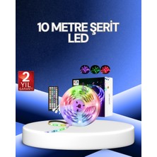 10 Metre Smart Şerit LED Bluetooth Telefon Kontrollü USB Enerjili - Lisinya