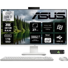 Asus V470VAK I7-13620H 48GB Ddr5 1tb SSD 27'' W11H&USBBELLEKHEDİYELİ